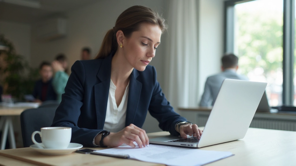 Профессиональное совещание с анализом карьерных целей на современном рабочем столе